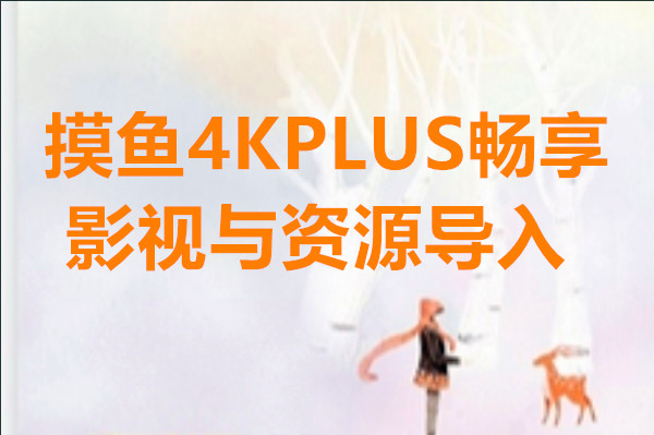 摸鱼4KPLUS畅享影视与资源导入