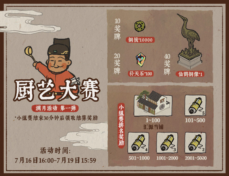 江南百景图满月庆厨艺大赛怎么玩