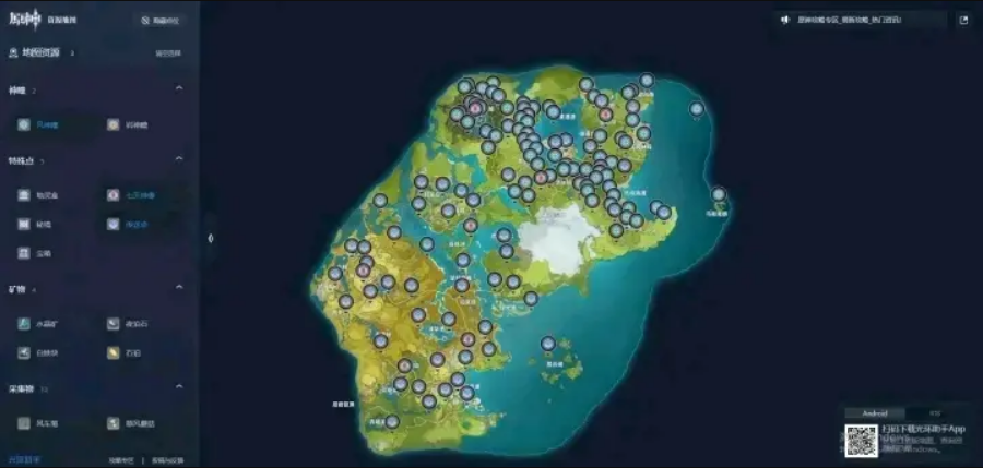 原神限时挑战位置地图一览 原神限时挑战位置地图一览