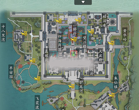 天涯明月刀锦鲤任务家国天下美食在哪-家国天下美食位置