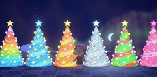 动物森友会针叶树怎么变圣诞树