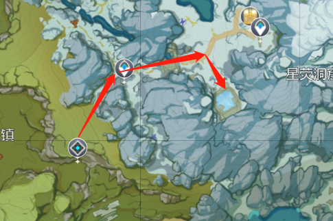 原神星荧洞窟怎么进